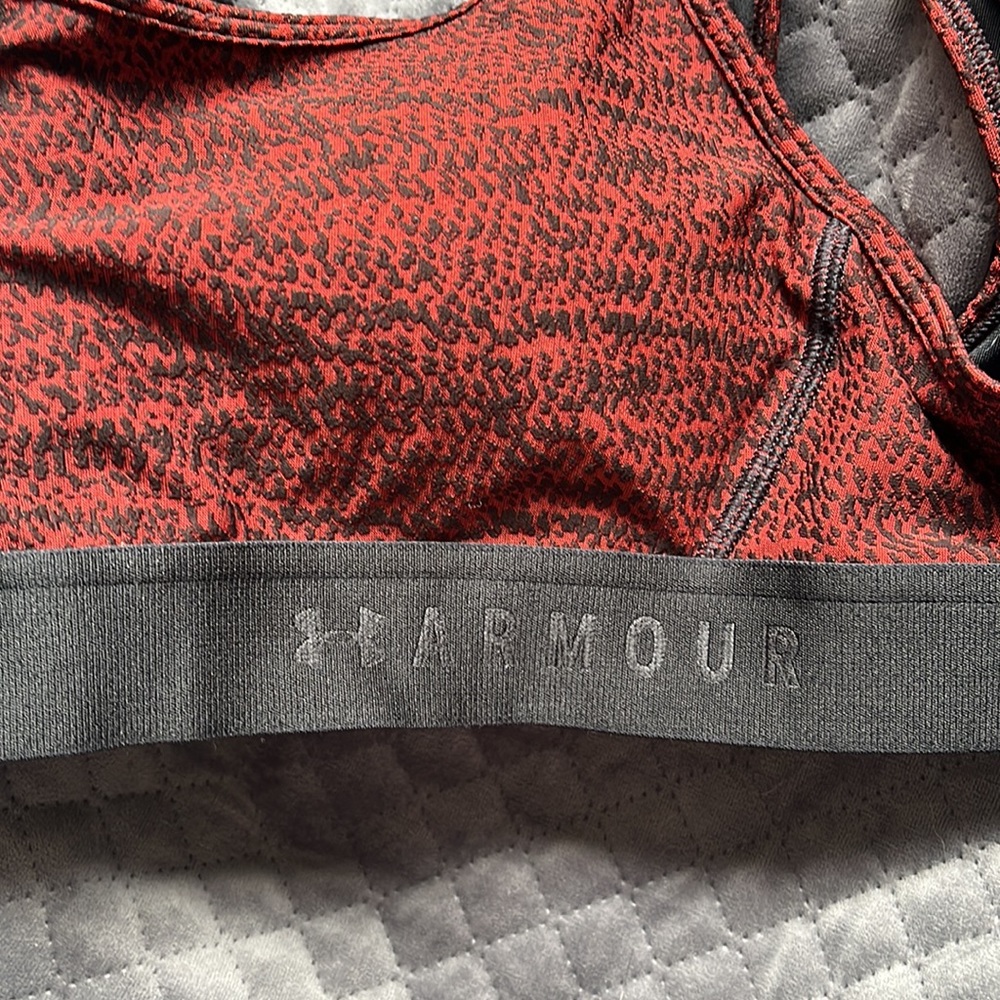 NWT Under Armour Crossback Jacquard Sports Bra - Picture 6 of 8